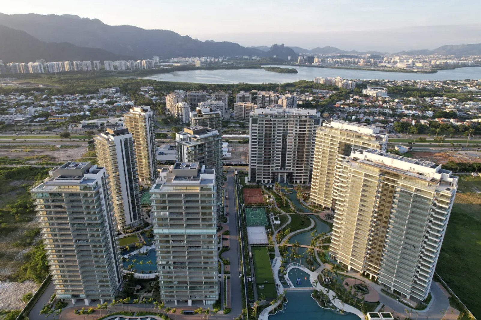 Condomínios Atlântico Golf e Oceana Golf, Barra da Tijuca, Rio de Janeiro, projeto estrutural RA CAMARGOS